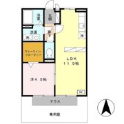 キャメロット飾磨 Bの間取り画像