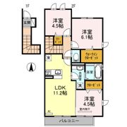 メゾン フルールの間取り画像