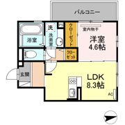 ネクサス黒髪桜坂の間取り画像