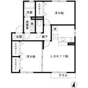 パークヒル A棟の間取り画像