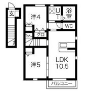 フルールの間取り画像