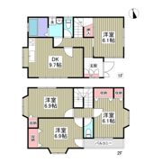 リブレス三角町戸建の間取り画像