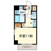 プランドール名駅の間取り画像