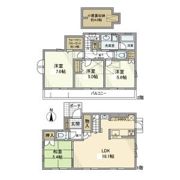 鈴木町戸建の間取り画像