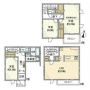 下落合戸建の間取り画像