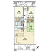 レイディアント横濱ユーロヒルズの間取り画像