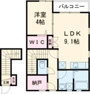 グランジュール若林の間取り画像