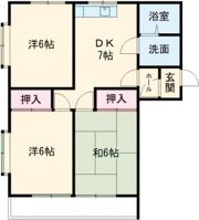 ハイツ浅野 Ⅱの間取り画像