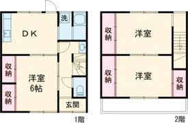 今泉メゾネットの間取り画像
