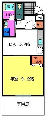 セゾン湊の間取り画像