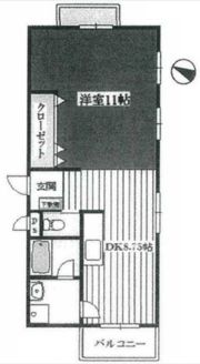 ローズガーデンⅢの間取り画像