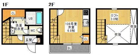 Duplest Orange Ⅲ(仮称DUPLEST祇園)の間取り画像