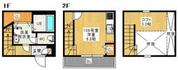 Duplest Orange Ⅲ(仮称DUPLEST祇園)の間取り画像
