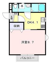 パルテンツァ新白河A棟の間取り画像