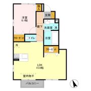 ウィル南町 Bの間取り画像