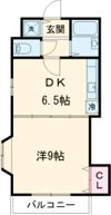 ツインズ旭Aの間取り画像