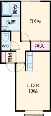 コーポアビッシュの間取り画像