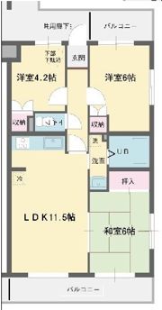 サンパークヒルズ高砂の間取り画像
