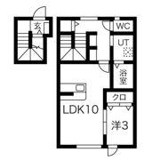 INFINITY SAGAE・Iの間取り画像