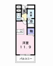 アンソレイエの間取り画像