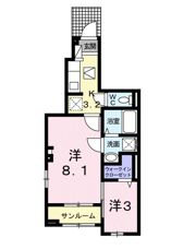 サクセス ツリー Ⅰの間取り画像