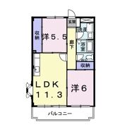 サンパティーク・ロジュマンの間取り画像