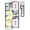 クラール元山Bの間取り画像