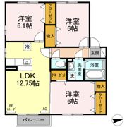 グランモア南沢の間取り画像