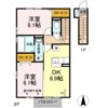 レゾンデイト Aの間取り画像