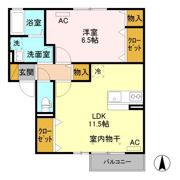 リビングタウン古河南 Eの間取り画像