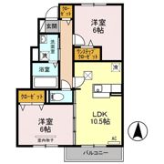 アーバンクレスト Aの間取り画像