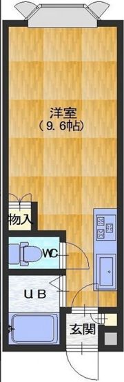 シティマンションの間取り画像