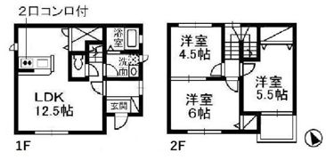 中島ガーデンプレイス Aの間取り画像