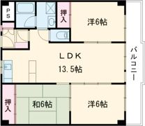 ヌーヴェレール南茨木IIの間取り画像
