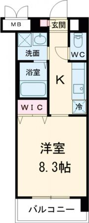 レジデンス利平治の間取り画像