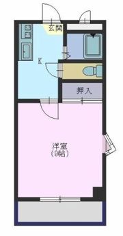 ヒューマンスクエア五反田の間取り画像