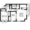 プレヴァレーレ517の間取り画像