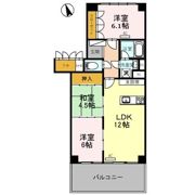 シーアイハイツ南千里 A棟の間取り画像