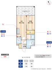 Live Casa県庁前の間取り画像