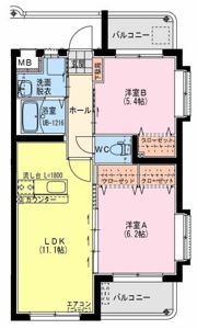 サンライズIIの間取り画像