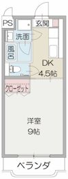 プレザントワンの間取り画像