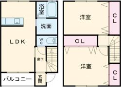 ブレース直江D棟の間取り画像
