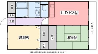 龍野中村コーポの間取り画像
