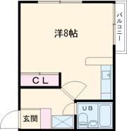 大昭マンションの間取り画像
