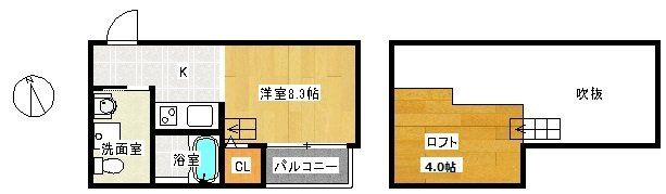 ドリームウッズ箱崎Ⅷの間取り画像