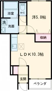 エバーハイムⅡの間取り画像