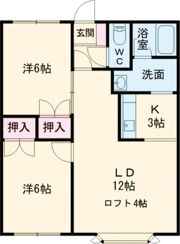 エトワール日吉の間取り画像