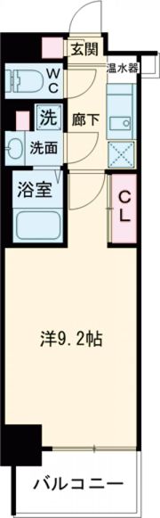 アスヴェル神戸元町Ⅱの間取り画像
