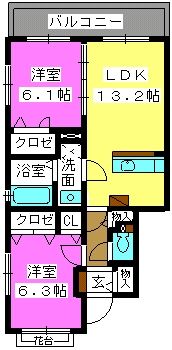 サン・グリーンの間取り画像
