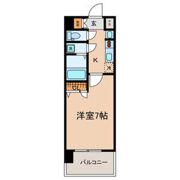 UURコート名古屋名駅の間取り画像